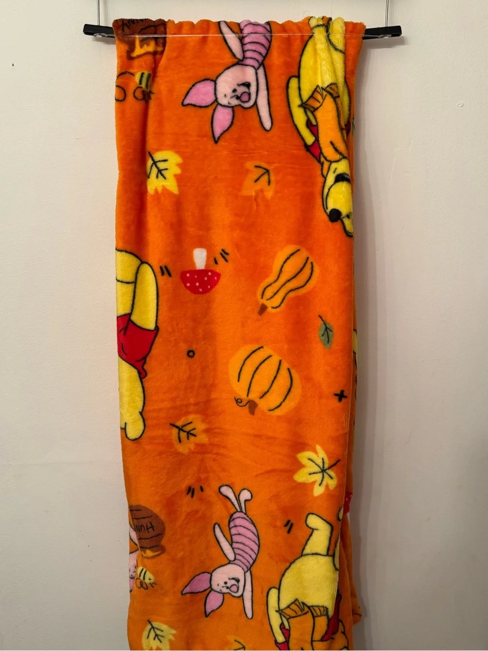 Winnie the Pooh Plush Fall Blanket